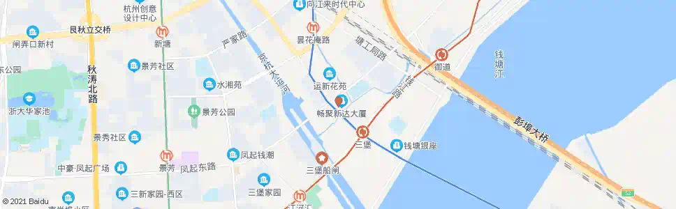 杭州区行政中心_公交站地图_杭州公交_妙搜公交查询2025