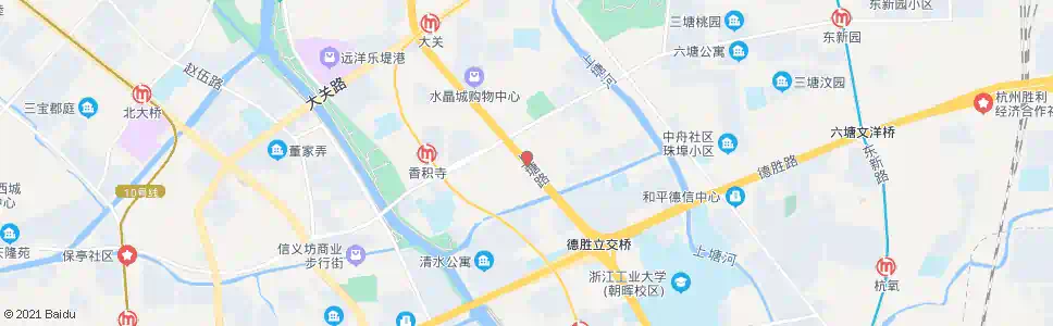 杭州通信市场_公交站地图_杭州公交_妙搜公交查询2025