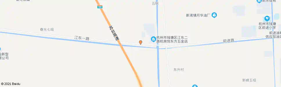 杭州江东开发区管委会_公交站地图_杭州公交_妙搜公交查询2025