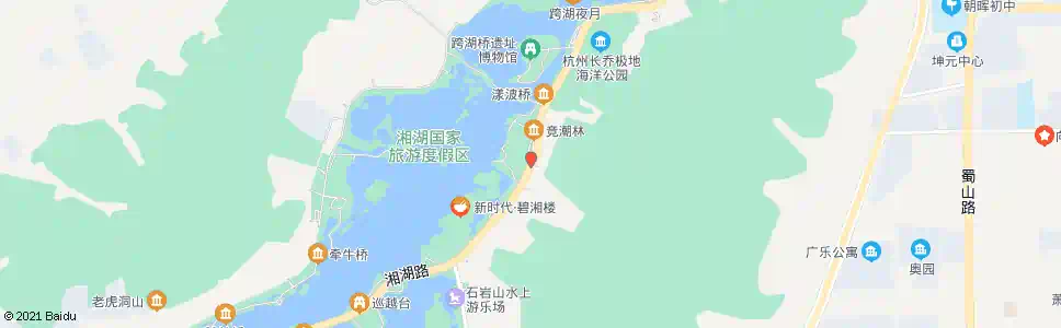 杭州湖山广场_公交站地图_杭州公交_妙搜公交查询2025