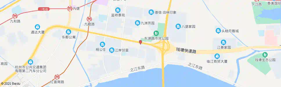 杭州仁爱路下沙路口_公交站地图_杭州公交_妙搜公交查询2025