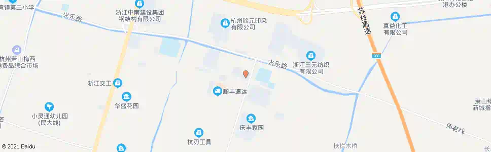 杭州党山湾娄底_公交站地图_杭州公交_妙搜公交查询2025