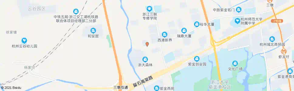 杭州振华路西园八路口_公交站地图_杭州公交_妙搜公交查询2025
