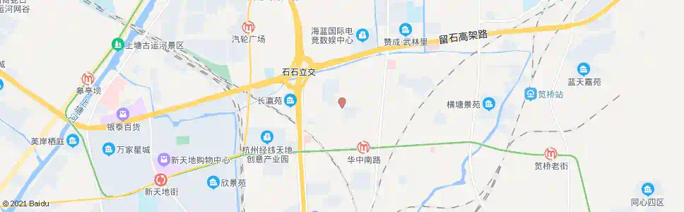 杭州八角凉亭_公交站地图_杭州公交_妙搜公交查询2025