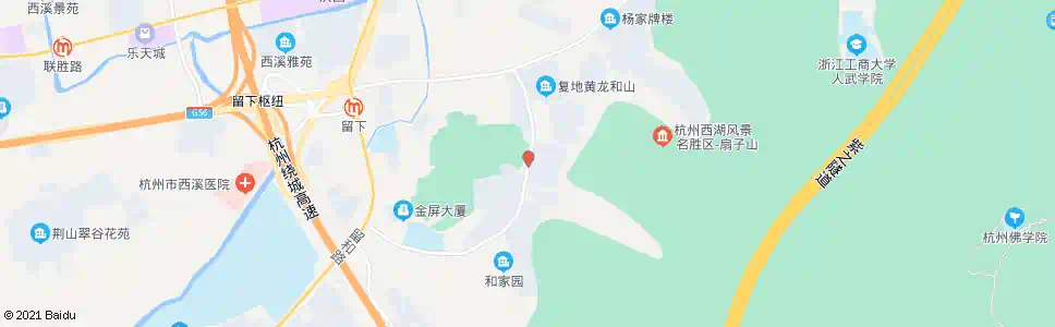 杭州西穆坞南_公交站地图_杭州公交_妙搜公交查询2025