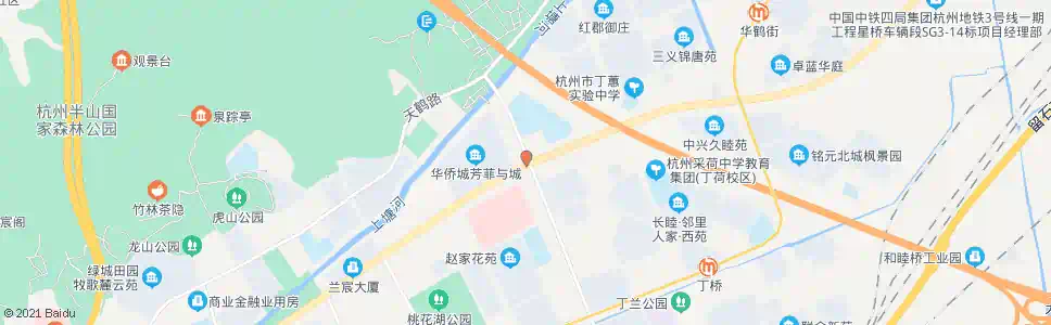杭州临丁路丁兰路口_公交站地图_杭州公交_妙搜公交查询2025