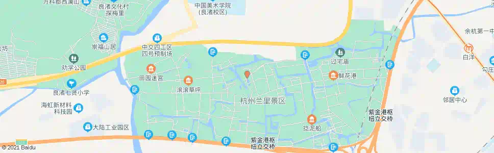 杭州墅后村_公交站地图_杭州公交_妙搜公交查询2025