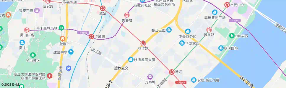杭州婺江路站_公交站地图_杭州公交_妙搜公交查询2025