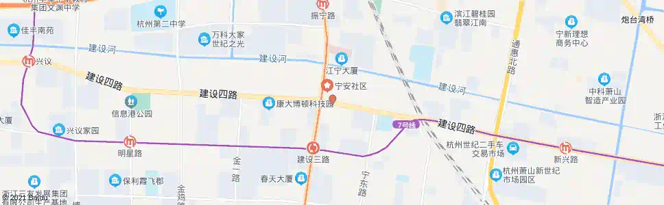杭州恒逸南岸明珠_公交站地图_杭州公交_妙搜公交查询2025