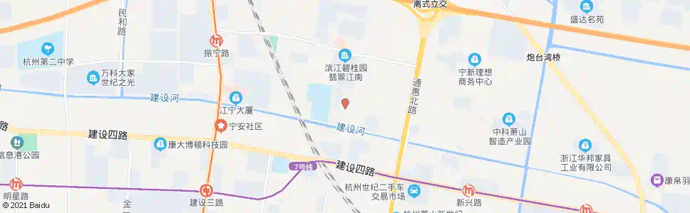 杭州宁围集贸市场_公交站地图_杭州公交_妙搜公交查询2025