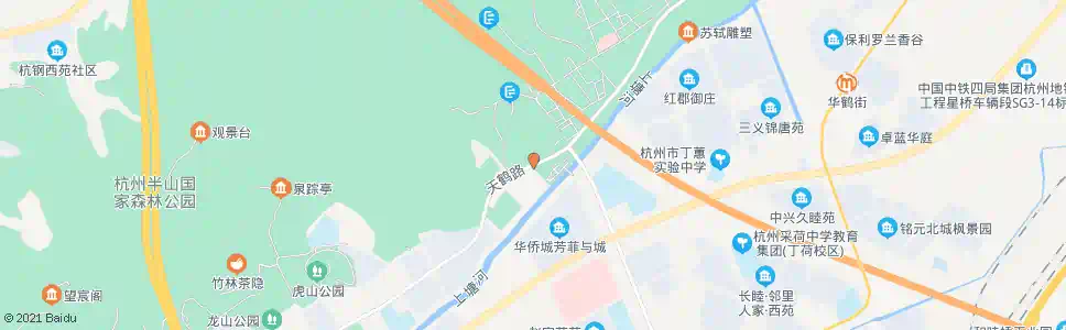 杭州沿山_公交站地图_杭州公交_妙搜公交查询2025