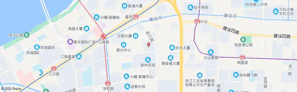 杭州江南大道月明路口_公交站地图_杭州公交_妙搜公交查询2025