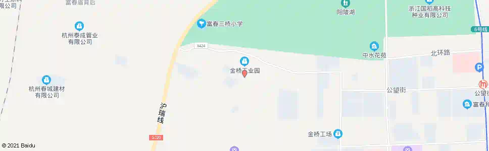 杭州亭桥头1_公交站地图_杭州公交_妙搜公交查询2025