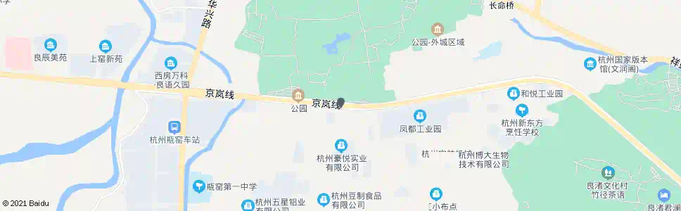 杭州良渚遗址公园南_公交站地图_杭州公交_妙搜公交查询2025