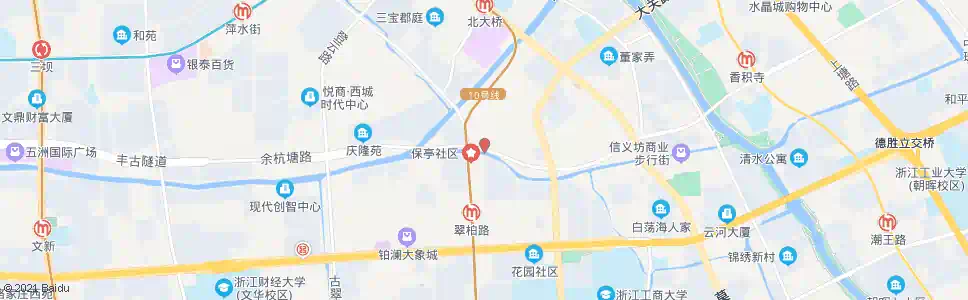 杭州余杭塘路学院路东口_公交站地图_杭州公交_妙搜公交查询2025