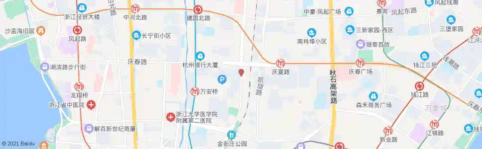 杭州庆春门_公交站地图_杭州公交_妙搜公交查询2025