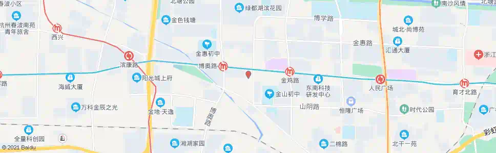 杭州绿洲家园_公交站地图_杭州公交_妙搜公交查询2025