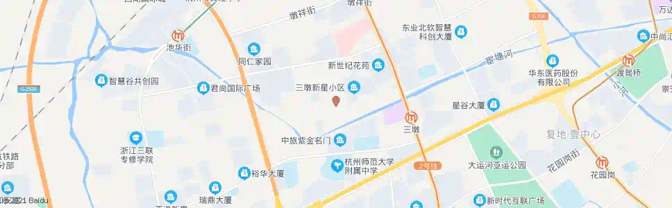 杭州三墩镇政府_公交站地图_杭州公交_妙搜公交查询2025