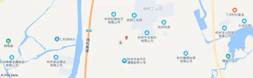 杭州莫家桥北_公交站地图_杭州公交_妙搜公交查询2025