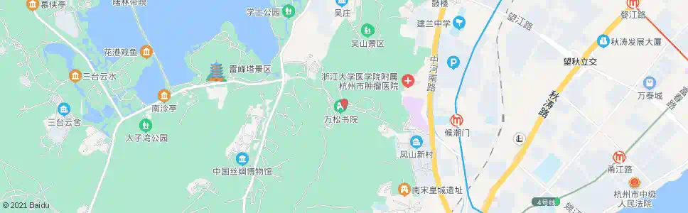 杭州万松岭_公交站地图_杭州公交_妙搜公交查询2025