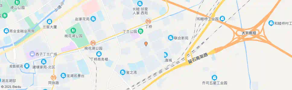 杭州丁群街蕙兰雅路口_公交站地图_杭州公交_妙搜公交查询2025