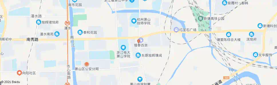 杭州通惠路南秀路口_公交站地图_杭州公交_妙搜公交查询2025