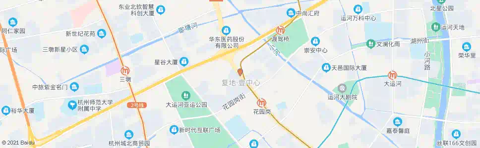杭州花园岗_公交站地图_杭州公交_妙搜公交查询2025