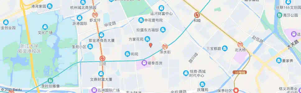 杭州水月街拱苑路口_公交站地图_杭州公交_妙搜公交查询2025