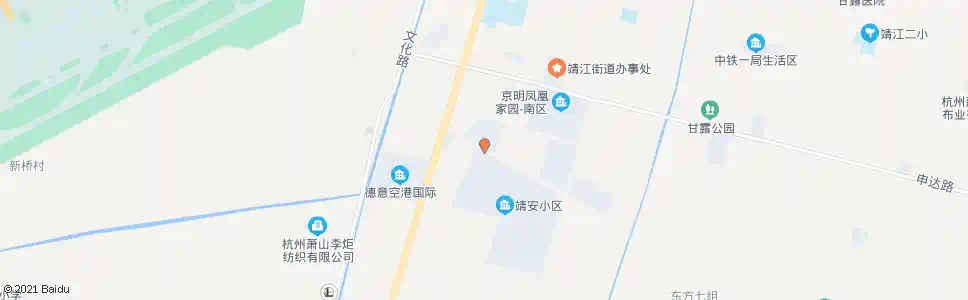 杭州空港家园_公交站地图_杭州公交_妙搜公交查询2025