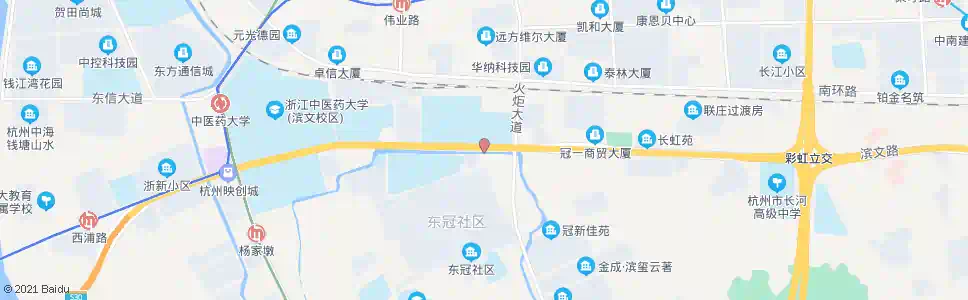 杭州滨文中心站_公交站地图_杭州公交_妙搜公交查询2025