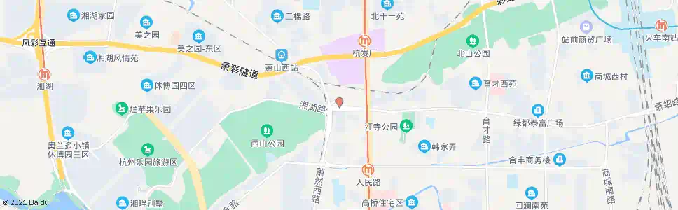 杭州牛脚湾_公交站地图_杭州公交_妙搜公交查询2025