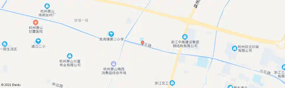 杭州团结村_公交站地图_杭州公交_妙搜公交查询2025