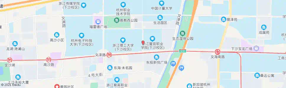 杭州文溯路二号大街口_公交站地图_杭州公交_妙搜公交查询2025