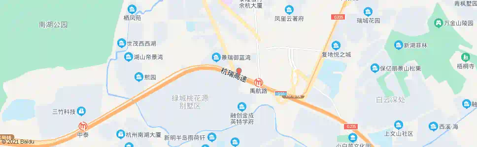 杭州禹航路南口_公交站地图_杭州公交_妙搜公交查询2025