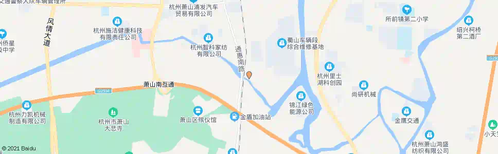 杭州犁头金_公交站地图_杭州公交_妙搜公交查询2025