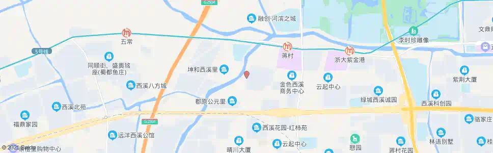 杭州蒋村法昌寺_公交站地图_杭州公交_妙搜公交查询2025