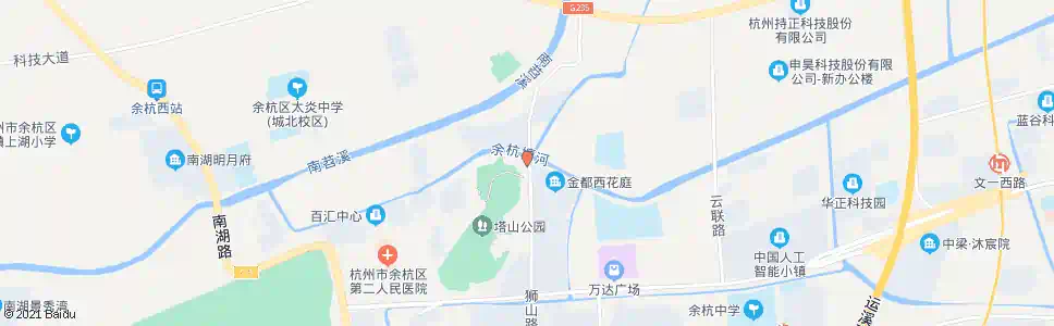 杭州余杭东门头_公交站地图_杭州公交_妙搜公交查询2025