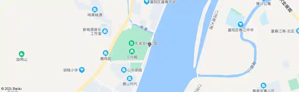 杭州东吴公园_公交站地图_杭州公交_妙搜公交查询2025