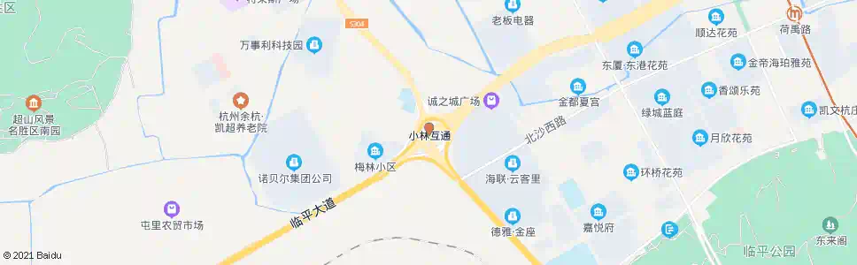 杭州铁铺埭_公交站地图_杭州公交_妙搜公交查询2025