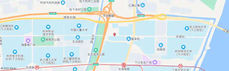 杭州学源街公交停车场_公交站地图_杭州公交_妙搜公交查询2025
