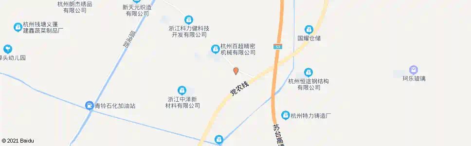 杭州共和村北_公交站地图_杭州公交_妙搜公交查询2025