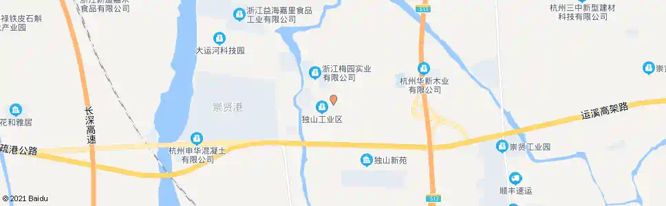 杭州独山_公交站地图_杭州公交_妙搜公交查询2025