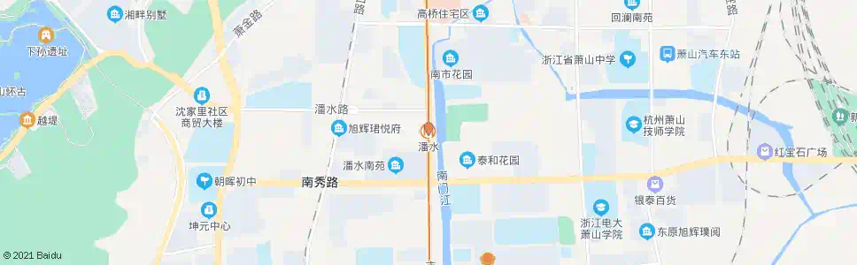 杭州潘水站_公交站地图_杭州公交_妙搜公交查询2025