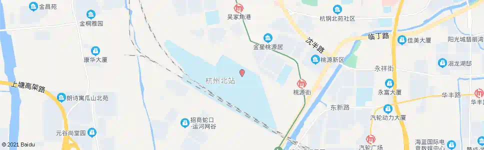 杭州临西桥北_公交站地图_杭州公交_妙搜公交查询2025