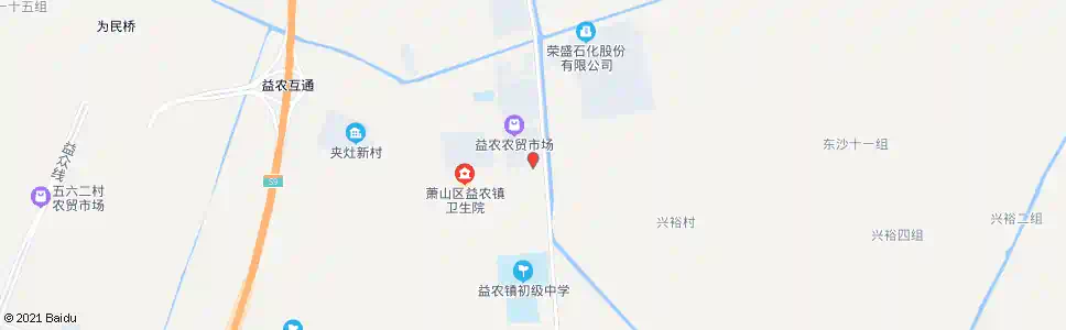 杭州益农公交站_公交站地图_杭州公交_妙搜公交查询2025