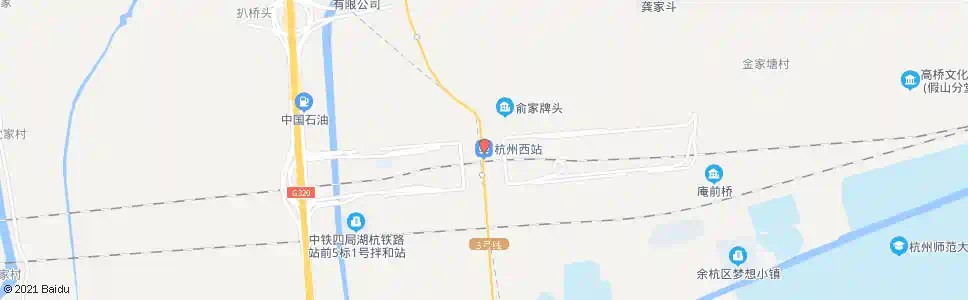 杭州柯西站_公交站地图_杭州公交_妙搜公交查询2025