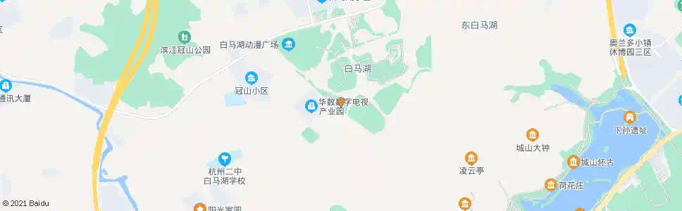 杭州白马湖渔村_公交站地图_杭州公交_妙搜公交查询2025