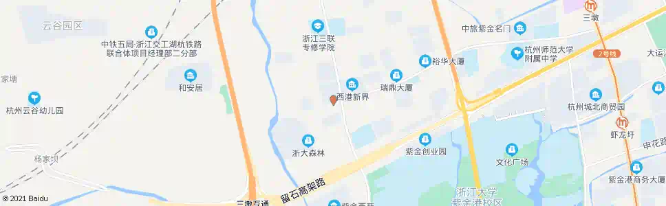 杭州振华路西园路口_公交站地图_杭州公交_妙搜公交查询2025