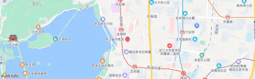 杭州中医院_公交站地图_杭州公交_妙搜公交查询2025