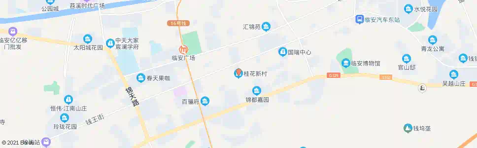 杭州桂花新村_公交站地图_杭州公交_妙搜公交查询2025
